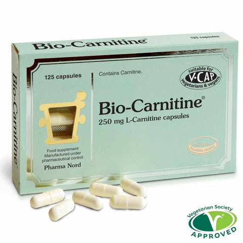 Pharma Nord 250mg Bio-Carnitine 125 Capsules