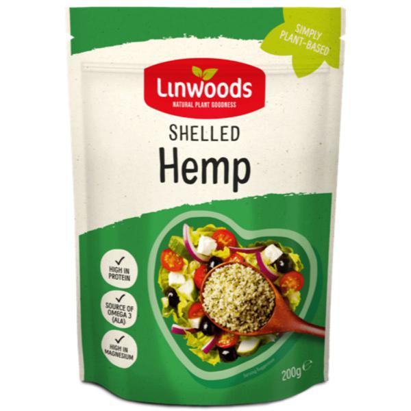 Linwoods Organic Shelled Hemp 225g