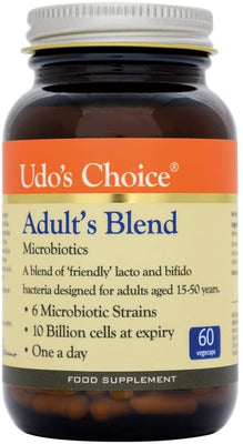 Udo's Choice Adults Blend Microbiotics 60 Vege Caps