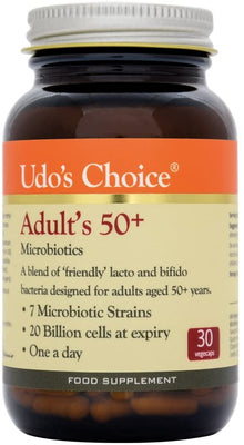 Udo's Choice Adults 50+ Microbiotics 30 Vege Caps