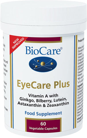 BioCare EyeCare Plus (Eye Support With Vitaflavan) 60 Capsules