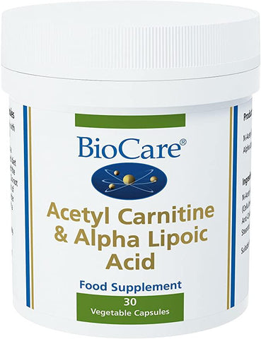 Biocare Acetyl Carnitine & Ala 30 Vegicaps
