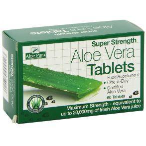 Optima Aloe Pura Super Strength Aloe Vera Tablets 60 Tablets