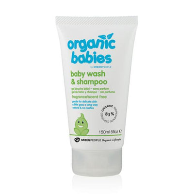 Green People Company 150ml Organic Scent Free Baby Wash and Shampoo