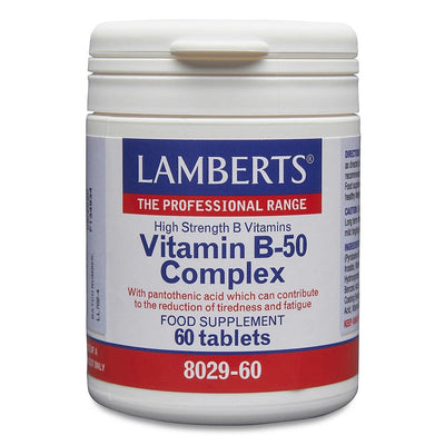 Lamberts Vitamin B-50 Complex - 60 Tabs