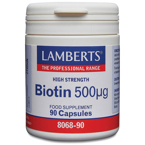 Lamberts Biotin 500ug - 90 Caps