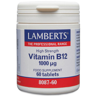 Lamberts, Vitamin B12 1000ug 60 Tablets