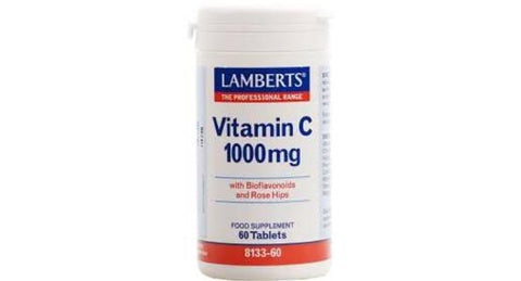 Lamberts Vitamin C 1000mg + Bioflavonoids - 60 Caps