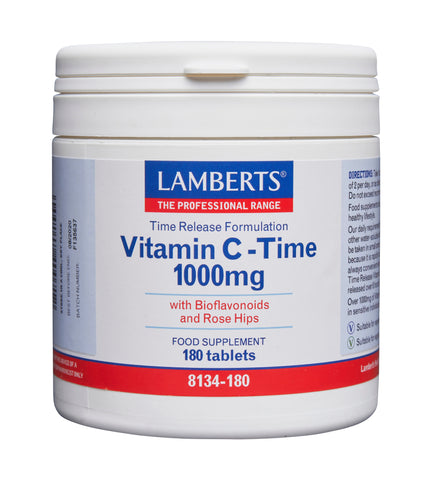Lamberts Time Release Vitamin C 1000mg - 180 Tabs