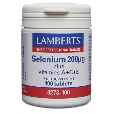 Lamberts Selenium 200ug + A+C+E - 100 Tabs