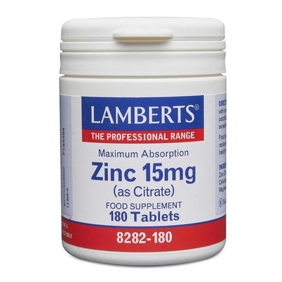 Lamberts Zinc 15mg (as Citrate) - 90 Tabs