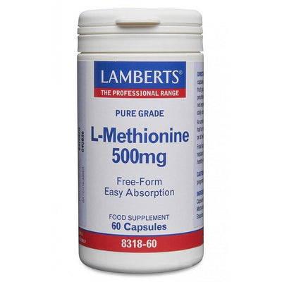 Lamberts L-Methionine 500mg - 60 Caps
