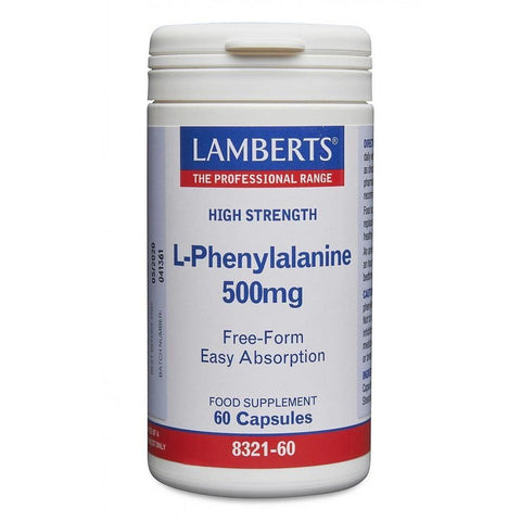 Lamberts L-Phenylalanine 500mg - 60 Caps