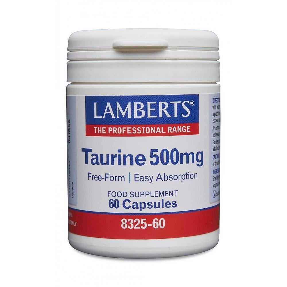 Lamberts Taurine 500mg - 60 Caps