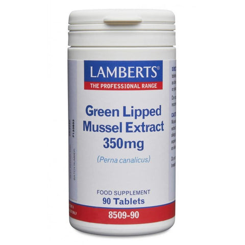 Lamberts Green Lipped Mussel Extract 350mg Tablets - 90 Tabs