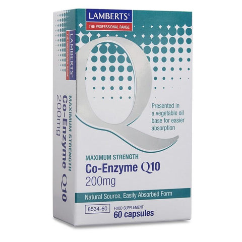 Lamberts Co-Enzyme Q10 200mg - 60 Caps