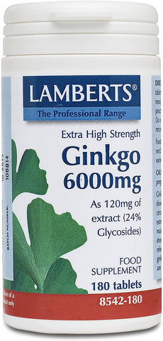 Lamberts Ginkgo 6000mg - 180 Tabs