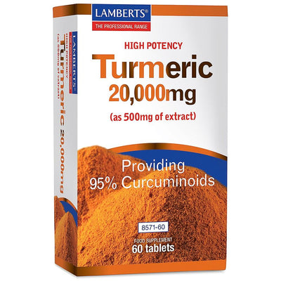 Lamberts High Potency Turmeric 20000mg 60 Tablets