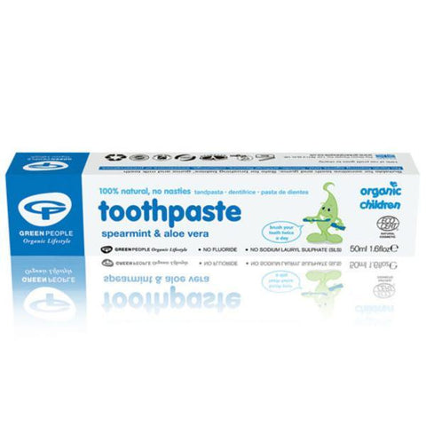 Green People Organic Children Spearmint & Aloe Vera Toothpaste 50ml