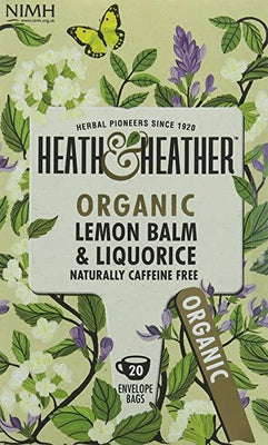 Heath and Heather Lemon Balm and Liquorice 20 Teabags
