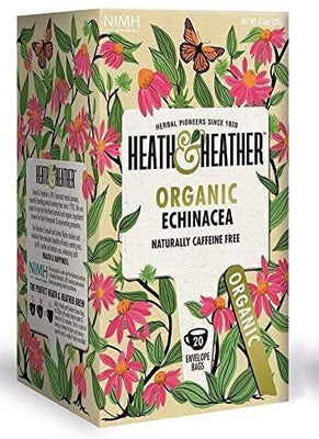 Heath And Heather Organic Echinacea Herbal Tea 20 Bags