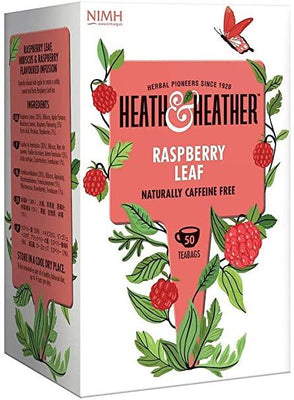 Heath & Heather Raspberry Leaf tea 50 Teabags