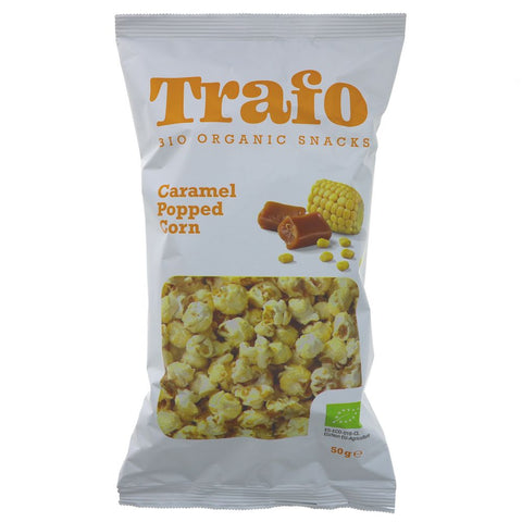 Trafo Caramel Popcorn Organic 50g (Pack of 6)