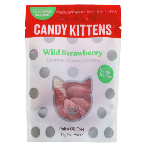 Candy kittens Wild Strawberry 54g (Pack of 12)