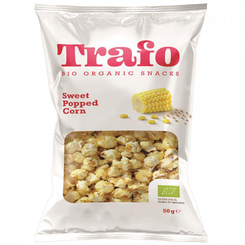 Trafo Sweet Popcorn Organic 50g (Pack of 6)