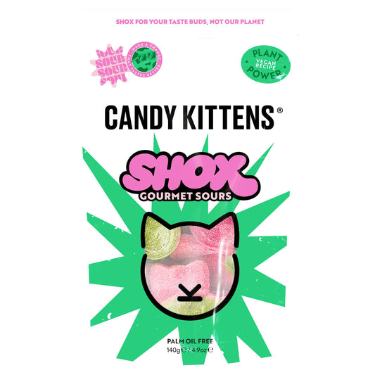 Candy kittens Sour Shox 140g (Pack of 10)