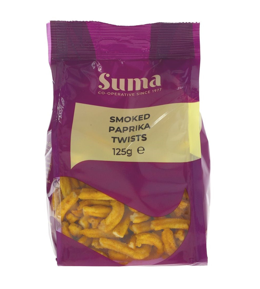 Suma Prepacks Smoked Paprika Twists 125g (Pack of 6)
