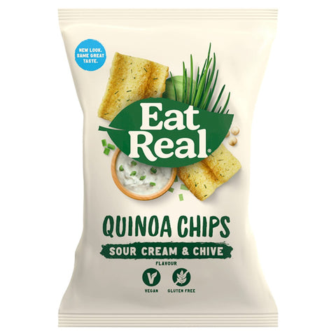 Eat Real Quinoa Cream Chives 80g (Pack of 10)