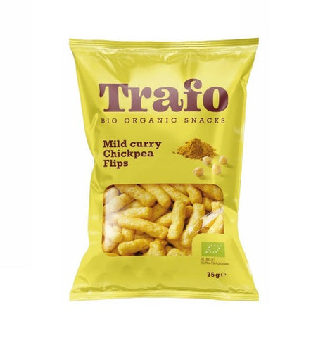 Trafo Chickpea Flips Organic 75g (Pack of 6)