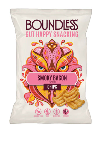 Boundless Smoky Bacon Chips 80g (Pack of 10)