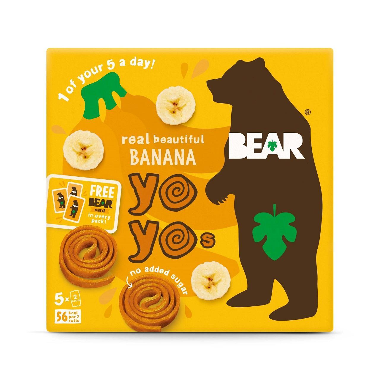 Bear Yoyos - Banana Multipack 5 X 20g (Pack of 6)