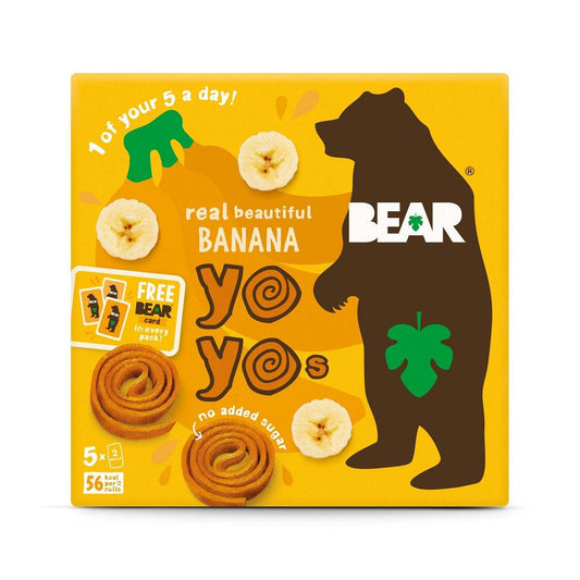 Bear Yoyos - Banana Multipack 5 X 20g (Pack of 6)