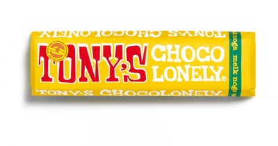 Tony's Chocolonely Milk 32% Almond Honey Nougat 47g (Pack of 35)