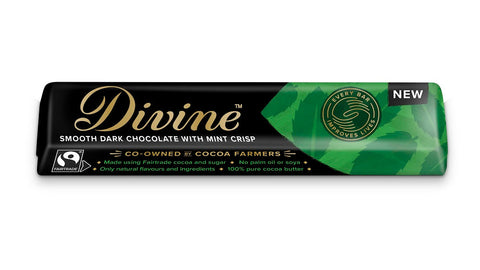 Divine 70% Dark Mint Crisp 35g (Pack of 30)