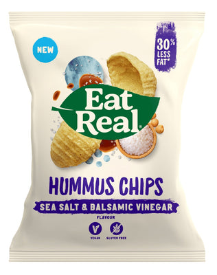 Eat Real Salt & Vinegar Chips 45g (Pack of 12)