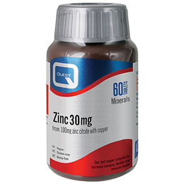 Quest Zinc 30mg 60 Tablets