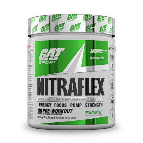 GAT Nitraflex, Green Apple - 300g