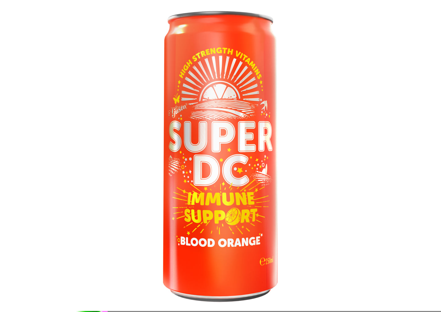 Gusto Super DC Blood Orange 250ml (Pack of 24)